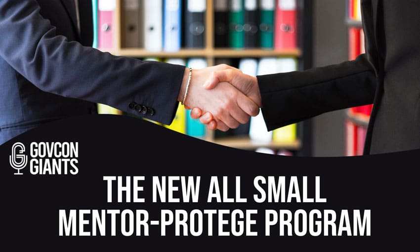 The new All Small Mentor-Protégé Program