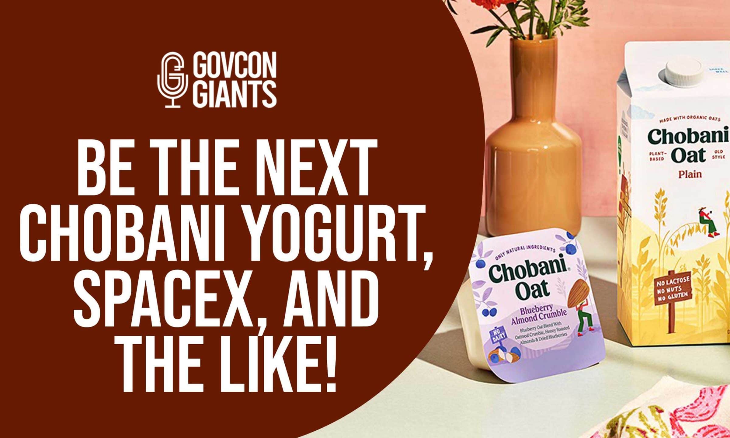 Be the Next Chobani Yogurt, SpaceX, and the Like!