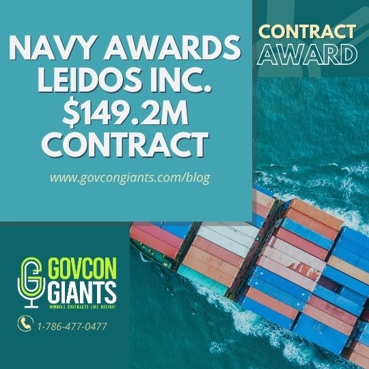 NAVY Awards Leidos Inc. $149.2M Contract