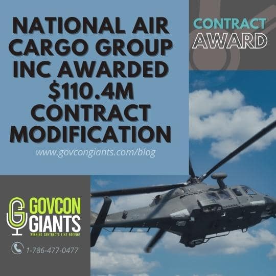 National Air Cargo Group Inc Awarded $110.4M Contract Modification