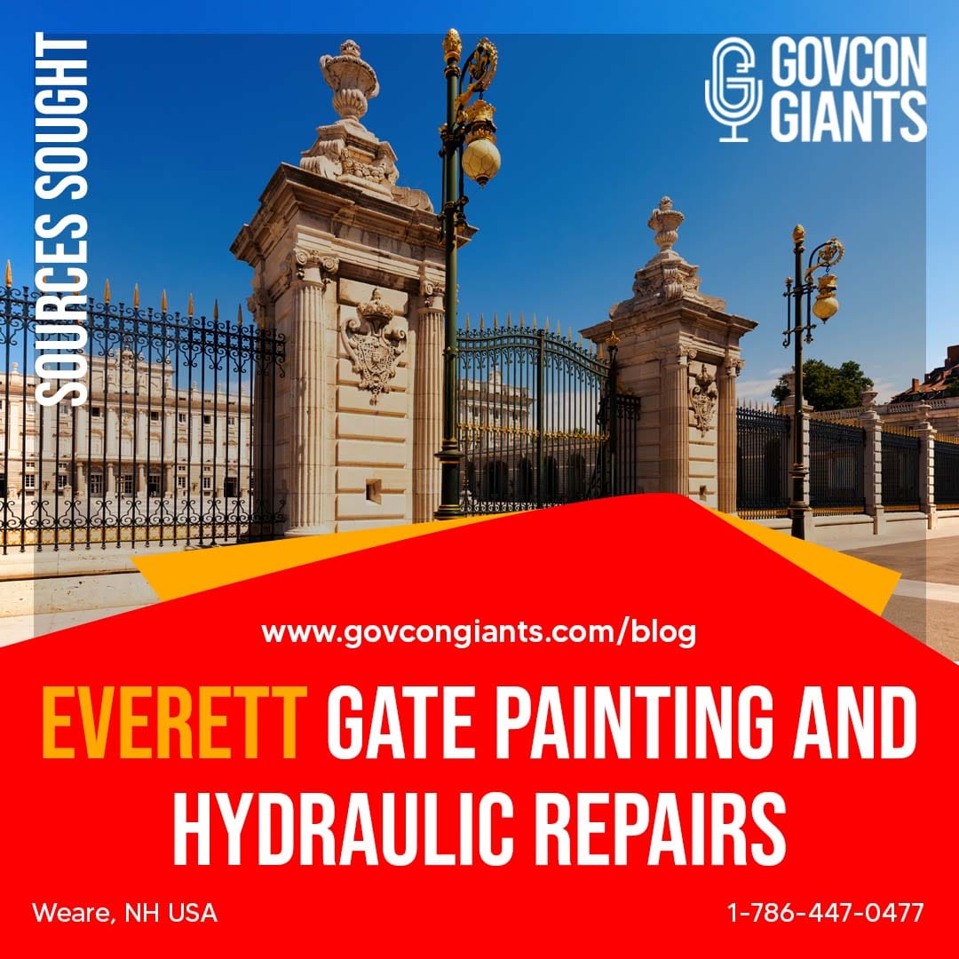 Sources Sought: Everett Gate Painting and Hydraulic Repairs