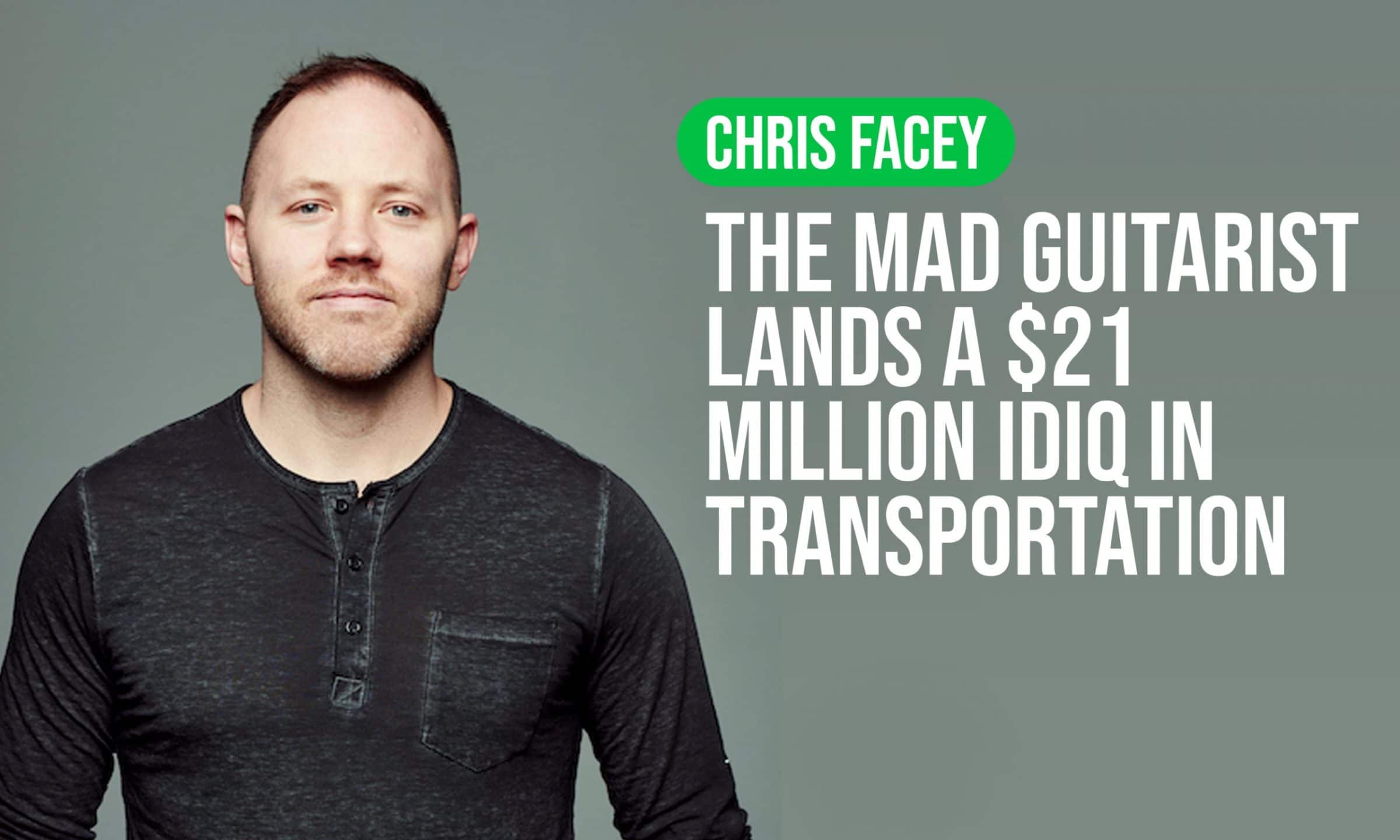 Chris Facey: The Mad Guitarist Lands a $21 Million IDIQ in Transportation