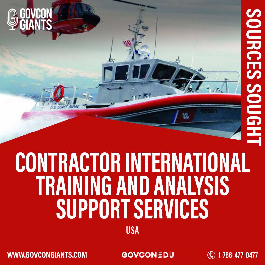 SOURCES SOUGHT: Contractor International Training and Analysis Support Services